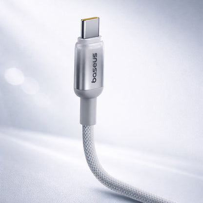 Kabel za podatke in polnjenje USB-A - USB-C Baseus Discolor, 100W, 1m, Srebrn E0420803