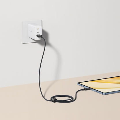 Kabel za podatke in polnjenje USB-A - USB-C Baseus Discolor, 100W, 2m, Modro Zelen E0418500