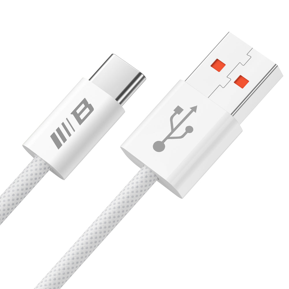Kabel za podatke in polnjenje USB-A - USB-C Blueo, 18W, 1.5m, Bel
