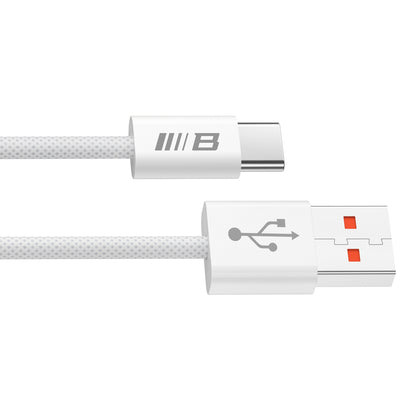 Kabel za podatke in polnjenje USB-A - USB-C Blueo, 18W, 1.5m, Bel