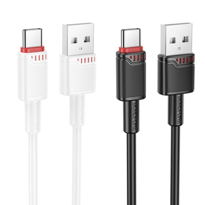 Kabel za podatke in polnjenje USB-A - USB-C Borofone BX110 Beneficio, 18W, 1m, Bel