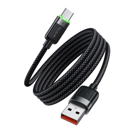 Kabel za podatke in polnjenje USB-A - USB-C McDodo CA-5650 Self Winding, 66W, 1.2m, črn