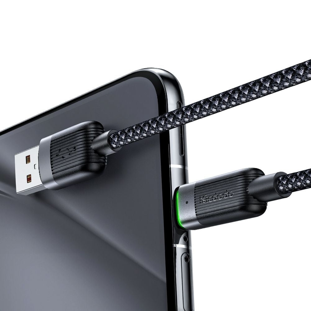 Kabel za podatke in polnjenje USB-A - USB-C McDodo CA-5650 Self Winding, 66W, 1.2m, črn