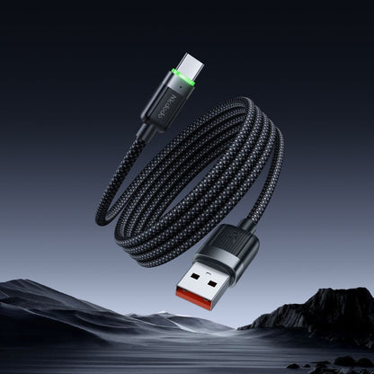 Kabel za podatke in polnjenje USB-A - USB-C McDodo CA-5650 Self Winding, 66W, 1.2m, črn