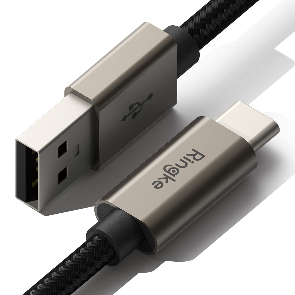 Kabel za podatke in polnjenje USB-A - USB-C Ringke, 60W, 2m, črn