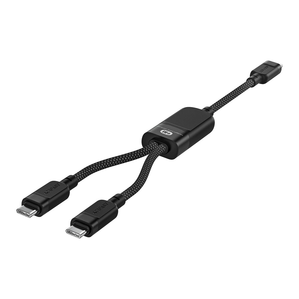 Kabel za prenos podatkov in polnjenje USB-C - 2 x USB-C Acefast C5-11, 100W, 1.2m, črn