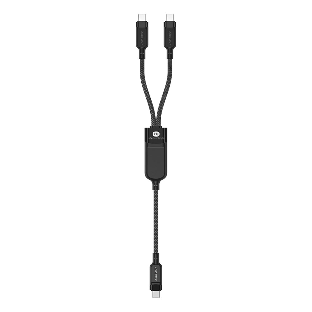 Kabel za prenos podatkov in polnjenje USB-C - 2 x USB-C Acefast C5-11, 100W, 1.2m, črn