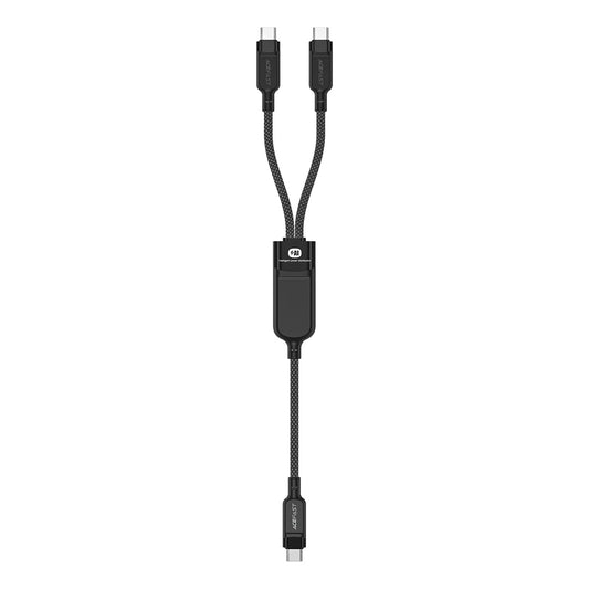 Kabel za prenos podatkov in polnjenje USB-C - 2 x USB-C Acefast C5-11, 100W, 1.2m, črn
