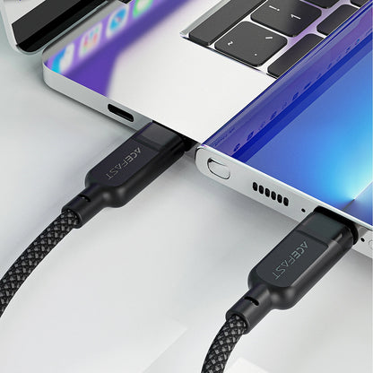 Kabel za prenos podatkov in polnjenje USB-C - 2 x USB-C Acefast C5-11, 100W, 1.2m, črn