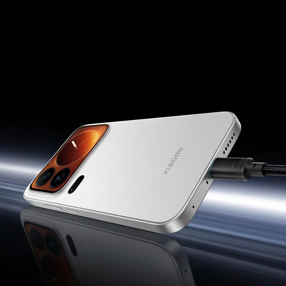 USB-C podatkovni in polnilni kabel - 2 x USB-C Cuktech C2C615, 140W, 1,5 m, črn CKC2C615GLBK