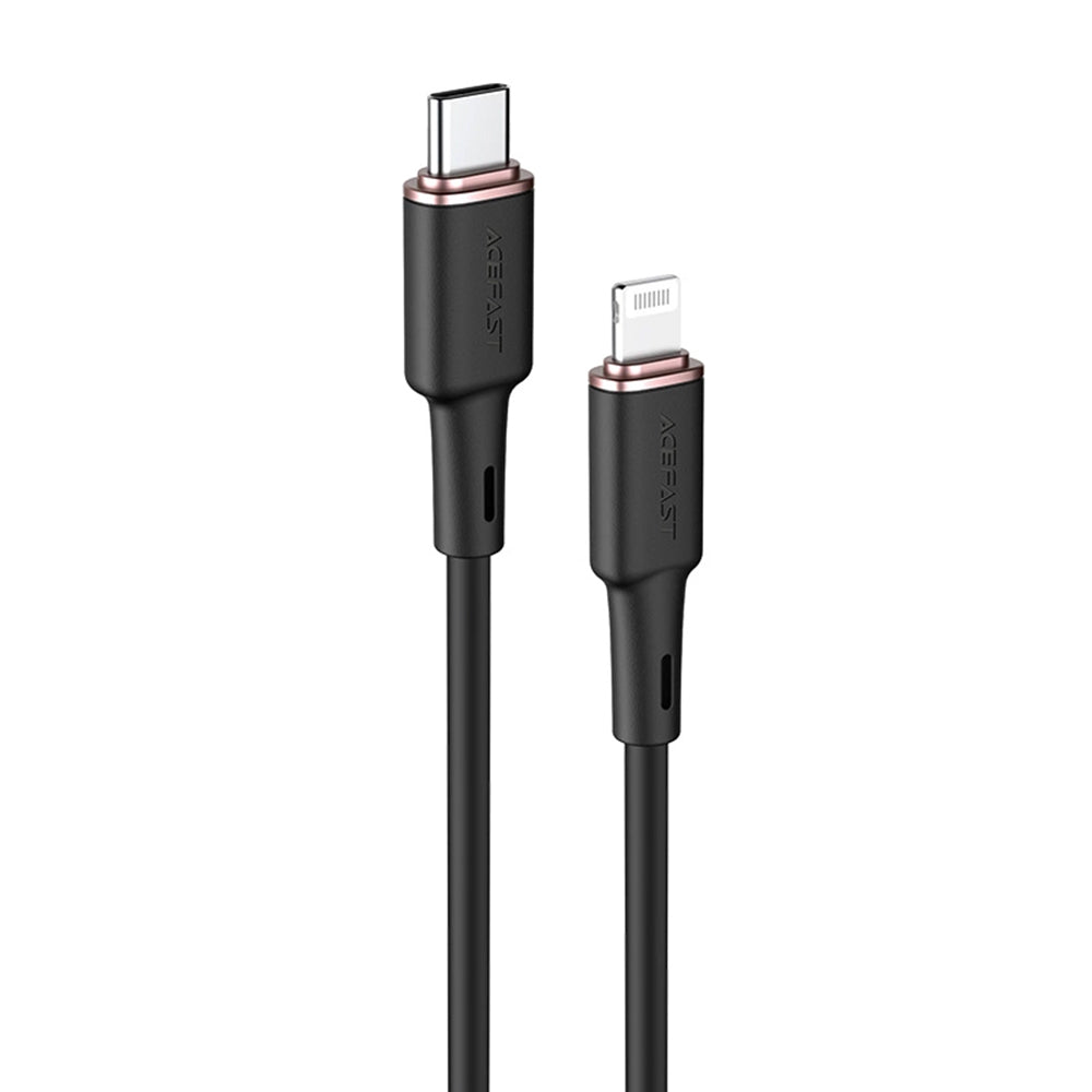 Kabel za podatke in polnjenje USB-C - Lightning Acefast C2-01, 30W, 1.2m, črn