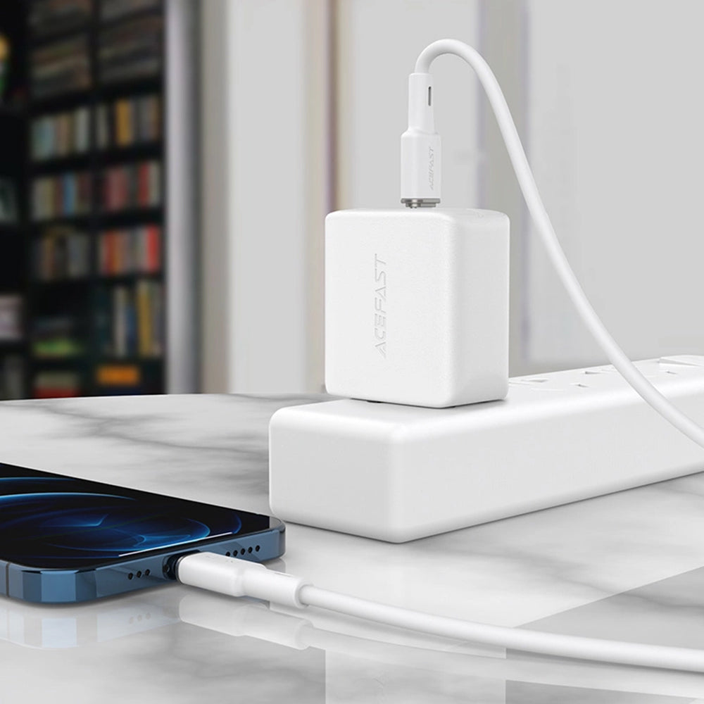 Kabel za podatke in polnjenje USB-C - Lightning Acefast C2-01, 30W, 1.2m, črn