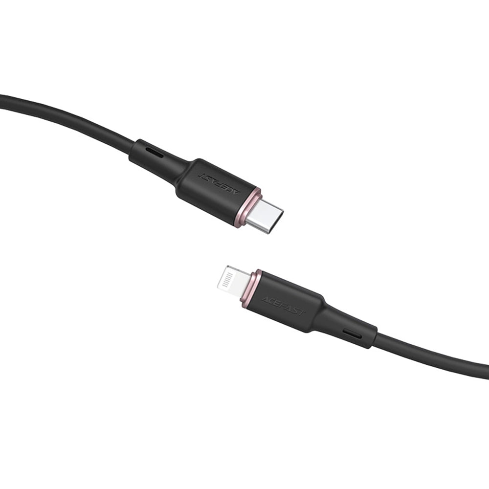 Kabel za podatke in polnjenje USB-C - Lightning Acefast C2-01, 30W, 1.2m, črn