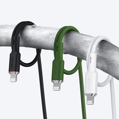 Kabel za podatke in polnjenje USB-C - Lightning Acefast C2-01, 30W, 1.2m, črn