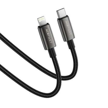 Kabel za podatke in polnjenje USB-C - Lightning Acefast C23-01, 30W, 1.2m, črn