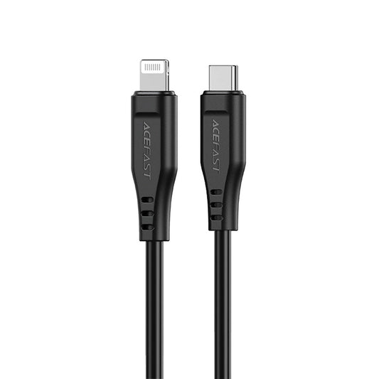Kabel za podatke in polnjenje USB-C - Lightning Acefast C3-01, 30W, 1.2m, črn