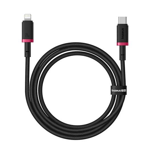 Kabel za prenos podatkov in polnjenje USB-C - Lightning Baseus Dura Series, 20W, 1m, rdeče črn P10377800U01-01