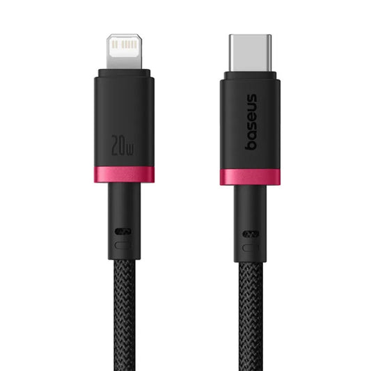 Kabel za prenos podatkov in polnjenje USB-C - Lightning Baseus Dura Series, 20W, 1m, rdeče črn P10377800U01-01
