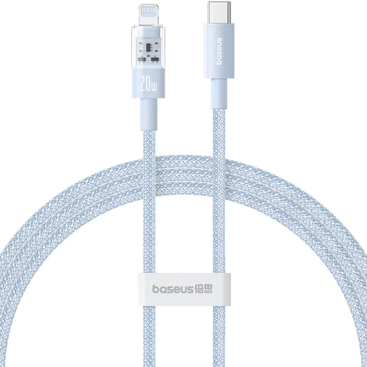 Kabel za podatke in polnjenje USB-C - Lightning Baseus Gem, 20W, 2m, modra P10373001311-01