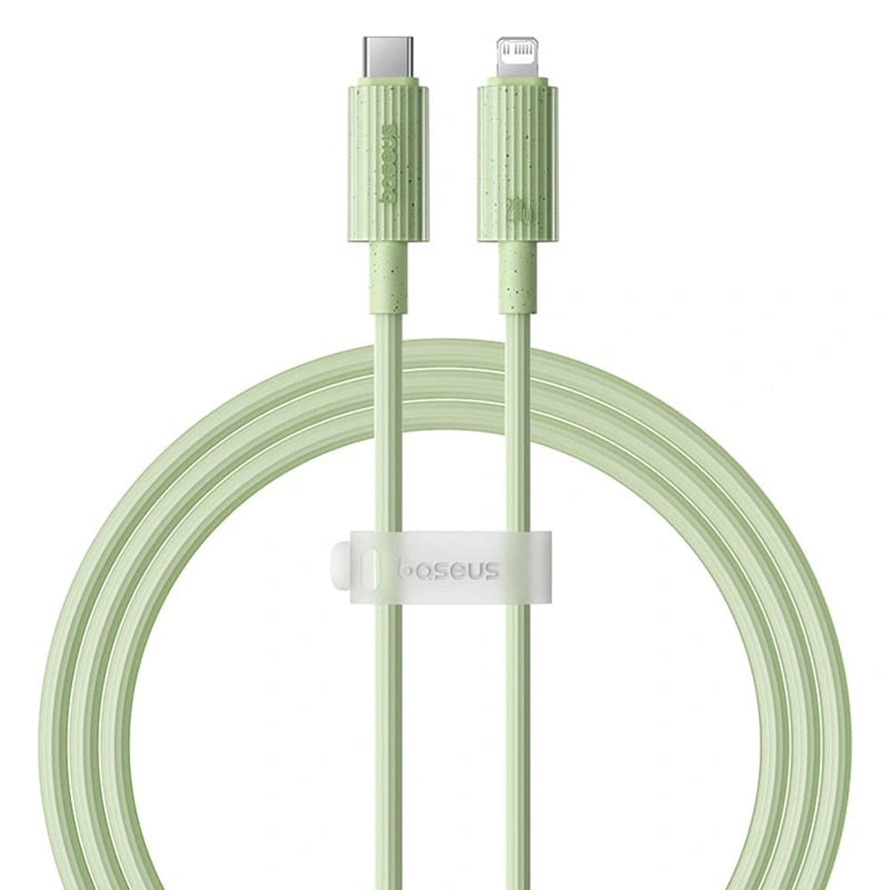 Kabel za podatke in polnjenje USB-C - Lightning Baseus Habitat, 20W, 2m, zelen P10360201631-01