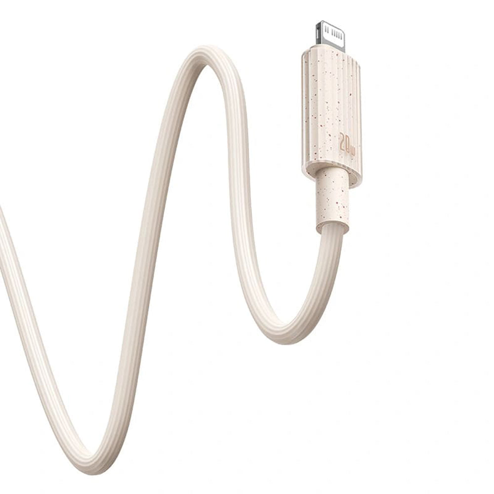 Kabel za podatke in polnjenje USB-C - Lightning Baseus Habitat, 20W, 2m, zelen P10360201631-01