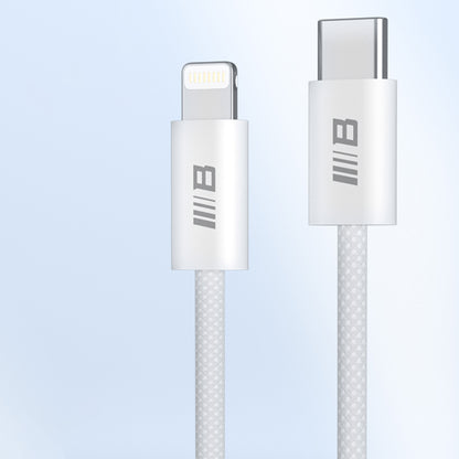 Kabel za podatke in polnjenje USB-C - Lightning Blueo, 20W, 2m, Bel