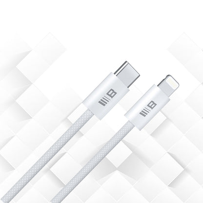 Kabel za podatke in polnjenje USB-C - Lightning Blueo, 20W, 2m, Bel