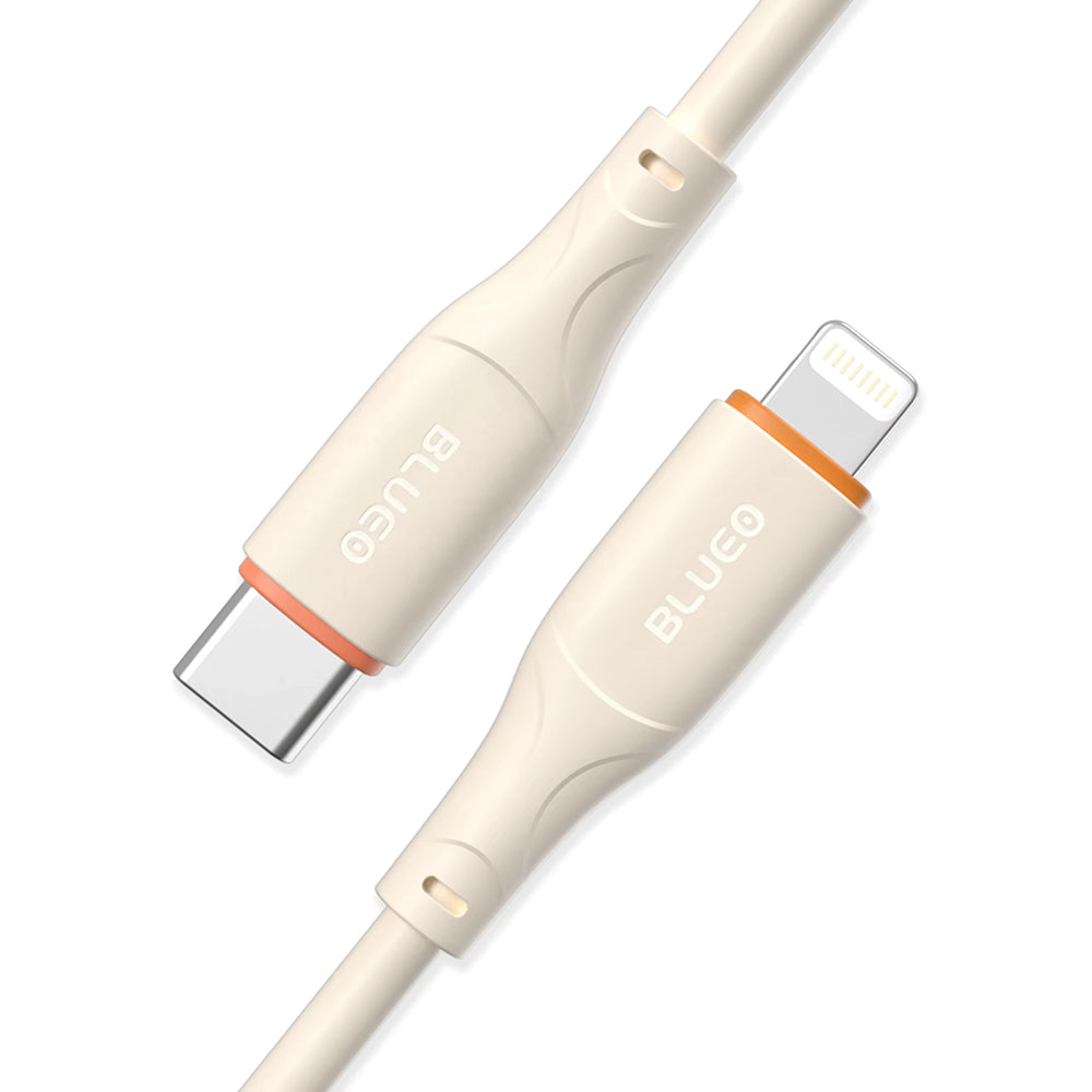 Podatkovni in polnilni kabel USB-C - Lightning Blueo Ape Legend, 20W, 1.5m, Oranžen