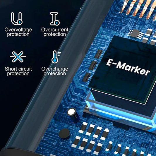 Kabel za podatke in polnjenje USB-C - Lightning Lito LD09CL Display, 36W, 1.2m, črn.