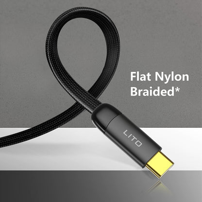 Kabel za podatke in polnjenje USB-C - Lightning Lito LD11CL, 30W, 1m, črn