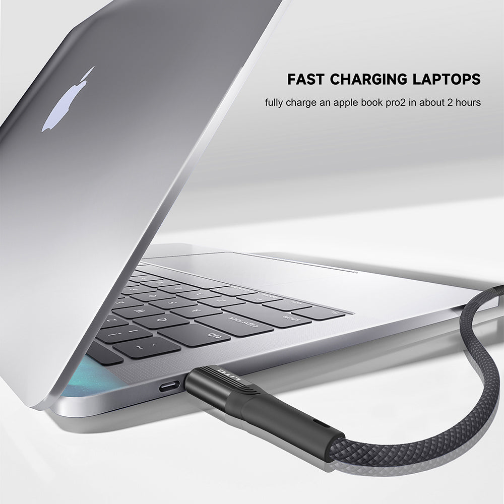 Kabel za podatke in polnjenje USB-C - Lightning Lito LD14CL, 30W, 1m, črn.