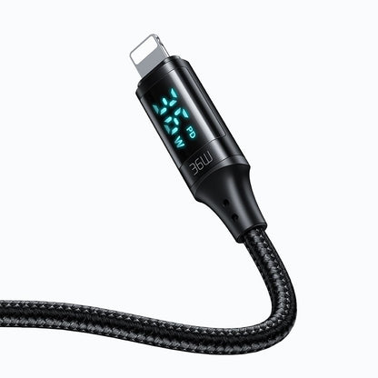 USB-C to Lightning McDodo CA-1030 Data and Charging Cable, 36W, 1.2m, Black