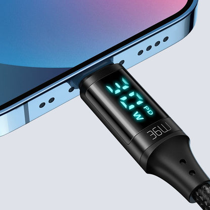USB-C to Lightning McDodo CA-1030 Data and Charging Cable, 36W, 1.2m, Black