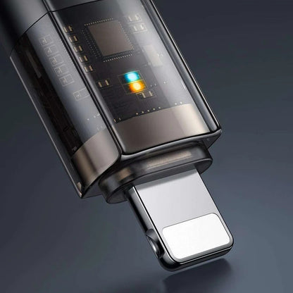 Podatkovni in polnilni kabel USB-C - Lightning McDodo CA-3160 Auto Power Off, 36W, 1.2m, črn