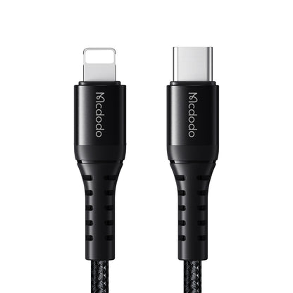 Kabel za podatke in polnjenje USB-C - Lightning McDodo CA-5631, 36W, 1m, črn