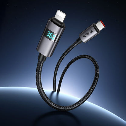 Kabel za podatke in polnjenje USB-C - Lightning McDodo CA-6570 Display, 36W, 1.2m, črn