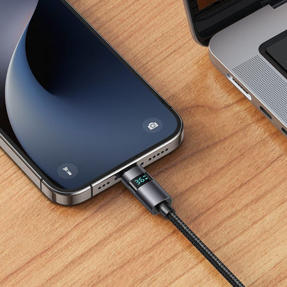 Kabel za podatke in polnjenje USB-C - Lightning McDodo CA-6570 Display, 36W, 1.2m, črn