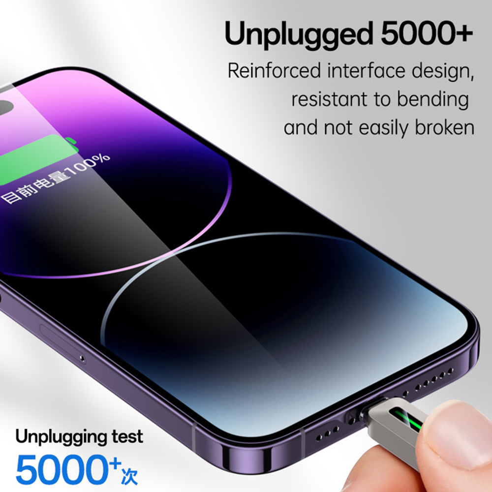 USB-C - Lightning podatkovni in polnilni kabel Yesido CA199, 27W, 1,2 m, črn