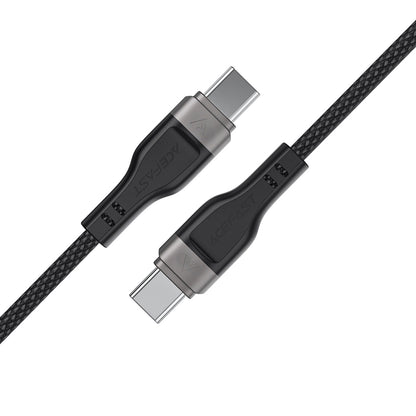 Kabel za podatke in polnjenje USB-C - USB-C Acefast C11-03, 60W, 1.2m, črn