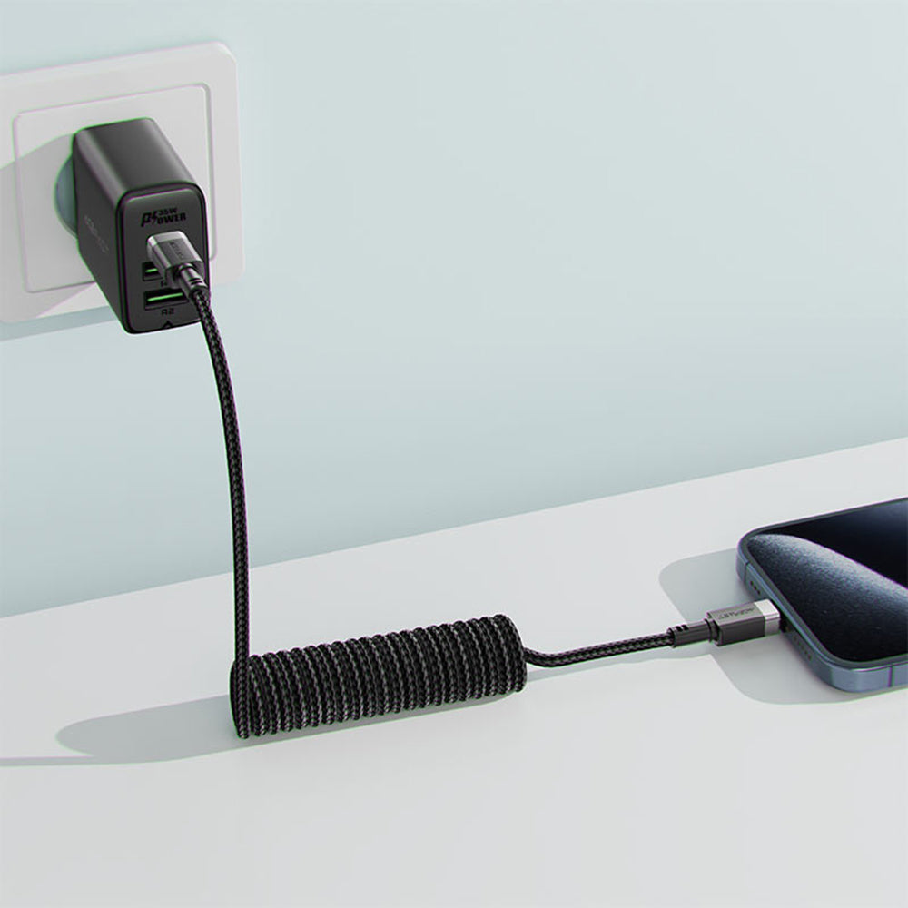 Kabel za podatke in polnjenje USB-C - USB-C Acefast C14-03, 60W, 1.2m, črn
