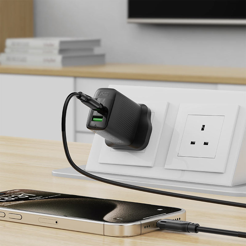 Kabel za podatke in polnjenje USB-C - USB-C Acefast C16-03, 60W, 1.2m, črn
