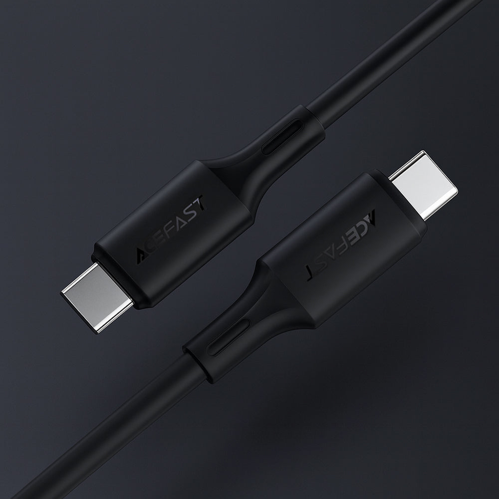 Kabel za podatke in polnjenje USB-C - USB-C Acefast C17-03, 60W, 1.2m, črn