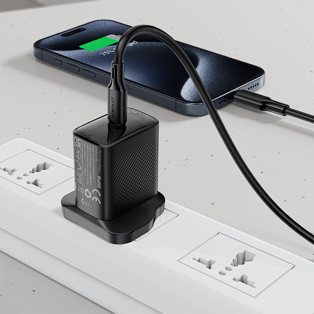 Kabel za podatke in polnjenje USB-C - USB-C Acefast C17-03, 60W, 1.2m, črn