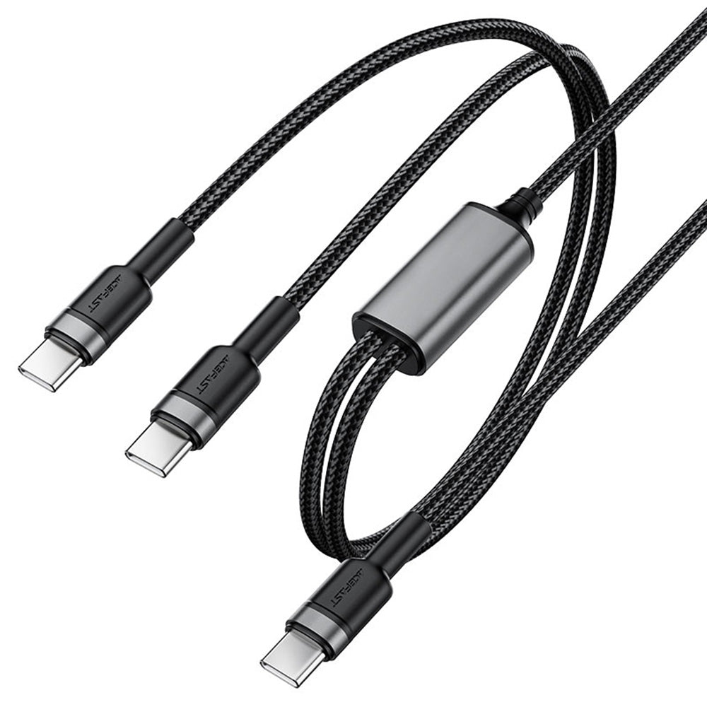 Kabel za podatke in polnjenje USB-C - 2 x USB-C Acefast C22-02, 100W, 1.25m, črn