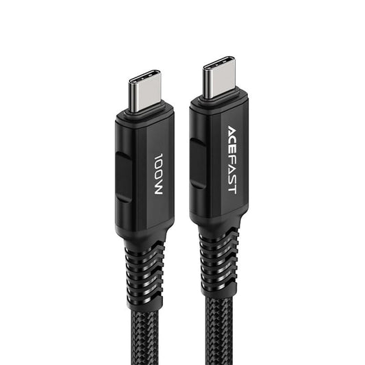 Kabel za podatke in polnjenje USB-C - USB-C Acefast C4-03, 100W, 2m, črn