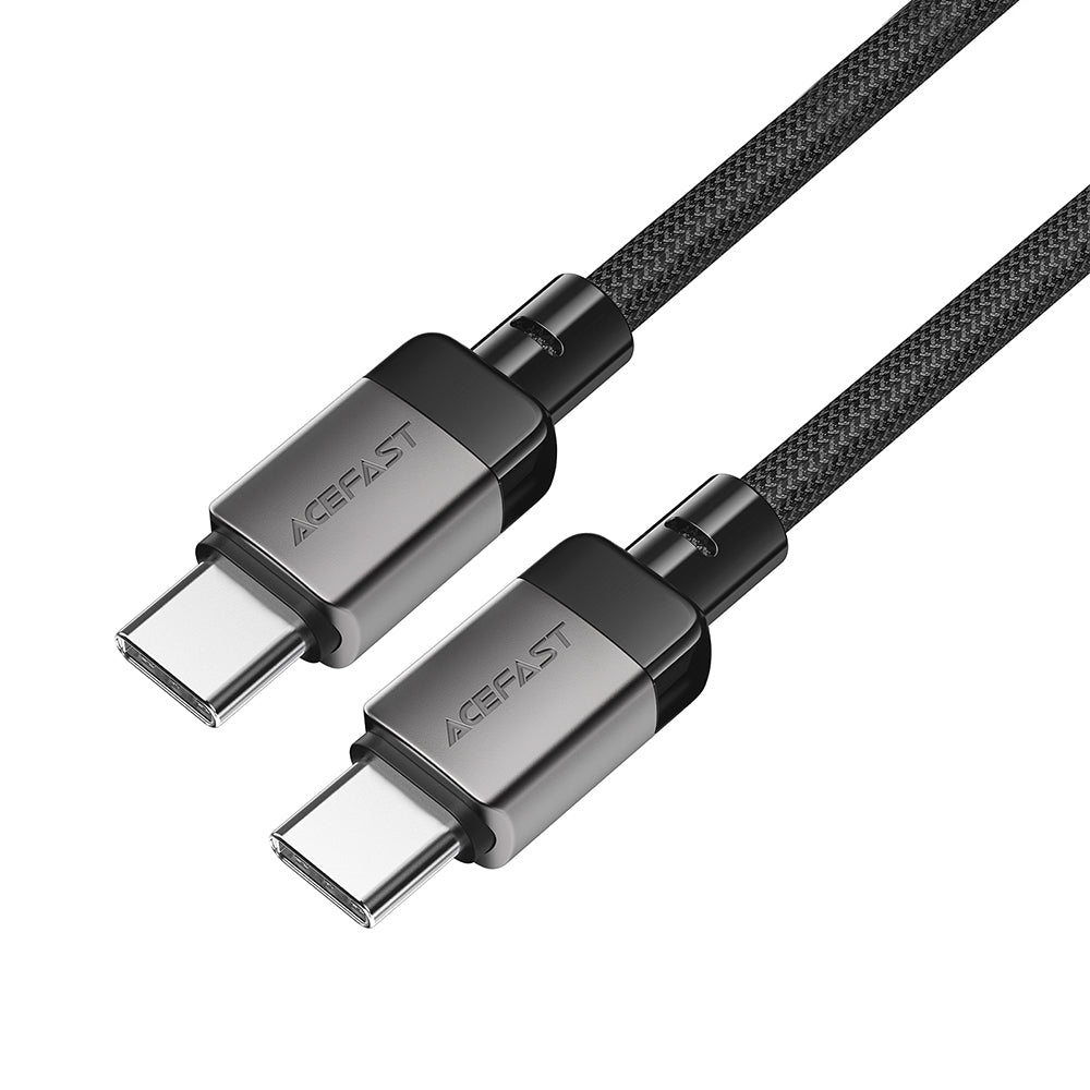 Podatkovni in polnilni kabel USB-C - USB-C Acefast C9-03, 60W, 1.2m, črn
