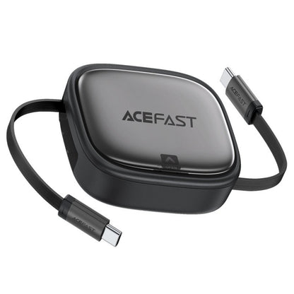 Podatkovni in polnilni kabel USB-C - USB-C Acefast Travel J3, 60W, 0.95m, črn