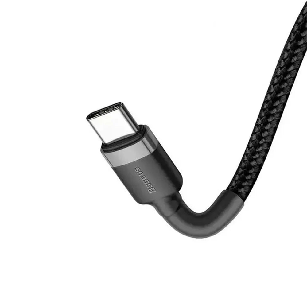 Kabel za podatke in polnjenje USB-C - USB-C Baseus Cafule, 60W, 2m, Set 2 kosa, Črn E0418501