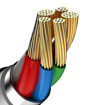 Kabel za podatke in polnjenje USB-C - USB-C Baseus Cafule, 60W, 2m, Set 3 kosi, Črn S0TV002132