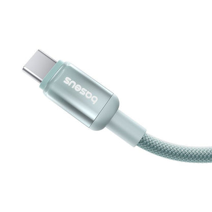 Kabel za podatke in polnjenje USB-C - USB-C Baseus Discolor, 100W, 1m, Modro Zelen E0420702